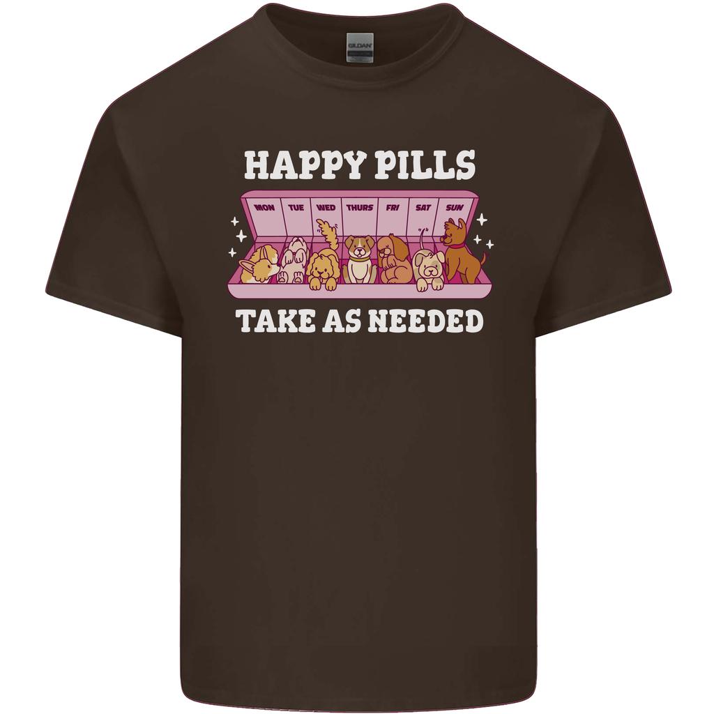 Happy Pills Antidepressants Dogs Unisexs Light Cotton TShirt
