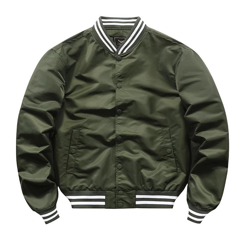 מדים בייסבול חזה לגברים מעיל פצצות אביב וסתיו גברים ונשים מעיל זוגי בסגנון זהה מעיל עבודה טרנדי