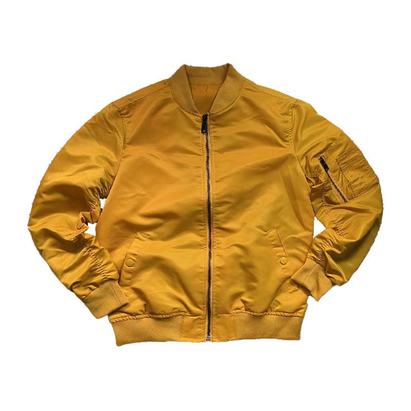 

Spring and Autumn New Baseball Uniform Medium Youth Flying Uniform Jacket MA-1 Bomber Jacket Tide 5XL (195-105 kg)