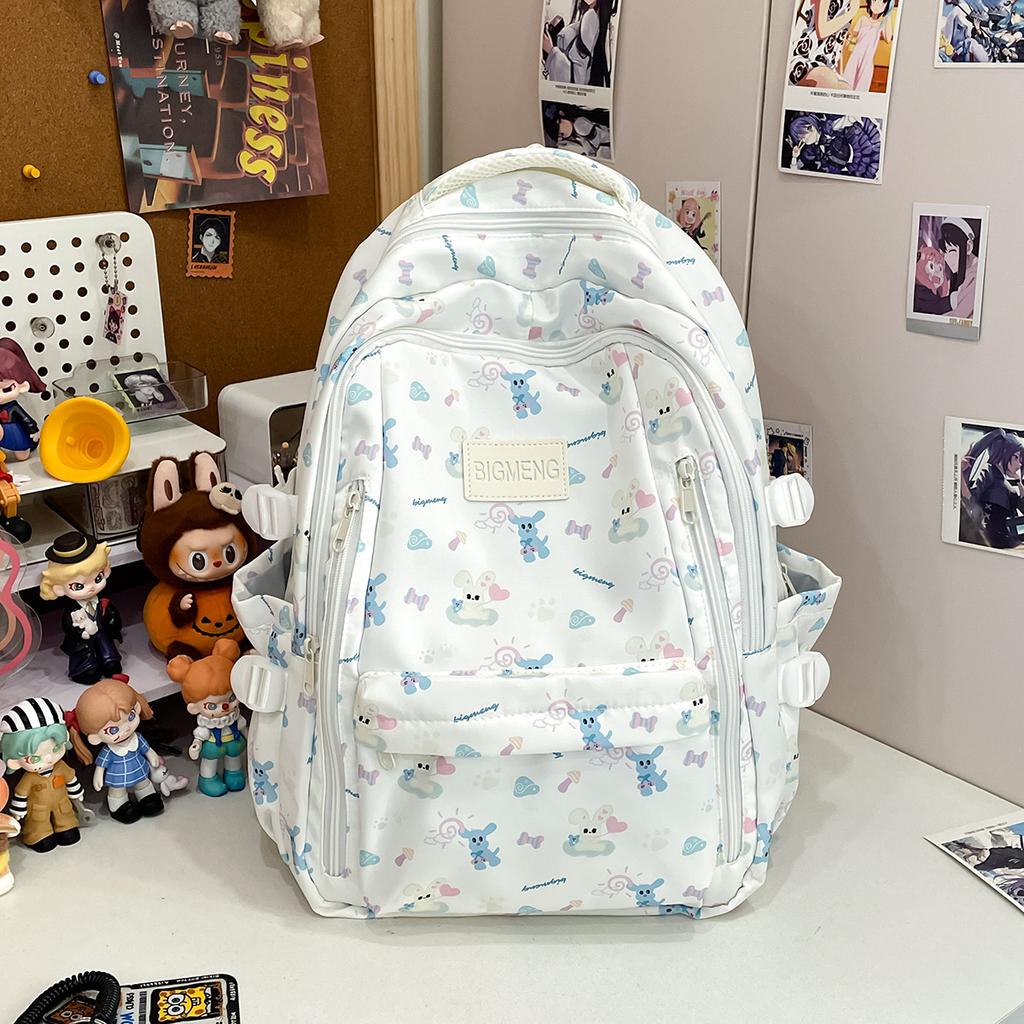 Schoolbag Female Junior High School Student Large Capacity Travel Backpack Female College Student Campus Fashionable Simple Schoolbag
