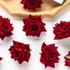 50/100PCS High Quality Artificial Flowers Festival Home Room Decoration Wedding Bridal Accessories DIY Wreath Gift Box Silk Rose