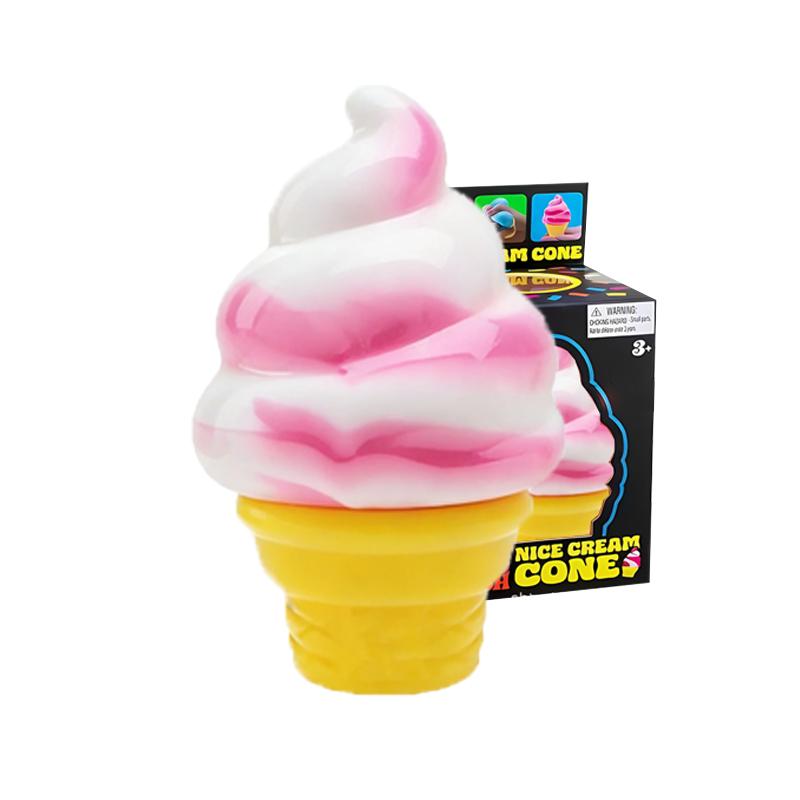 Needoh Schylling Sensory Squeeze Toy Ice Cream Color Squishy Stress Relief Fidget Toys Children Adults Collectable Festivalgifts