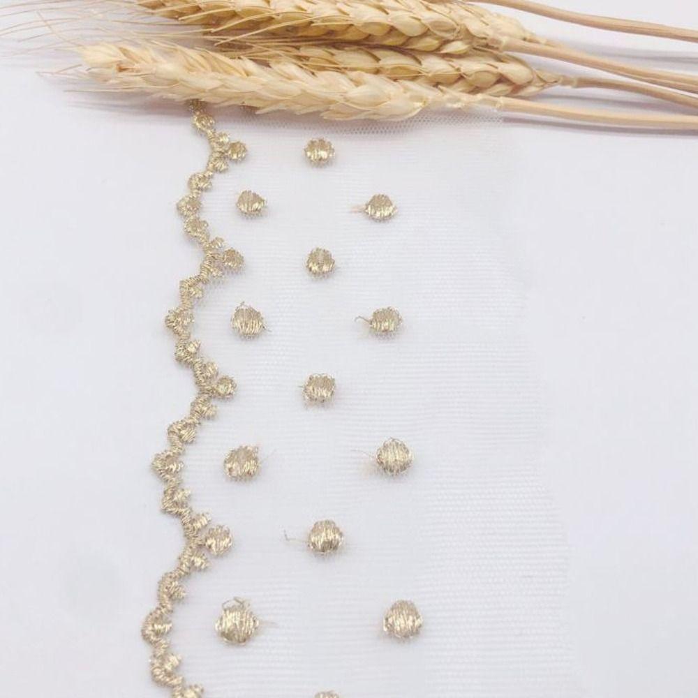 20 Yards 6.5cm Width Embroidered Lace Fabric Minimalist Lace Trim  DIY Craft Handmade Materials