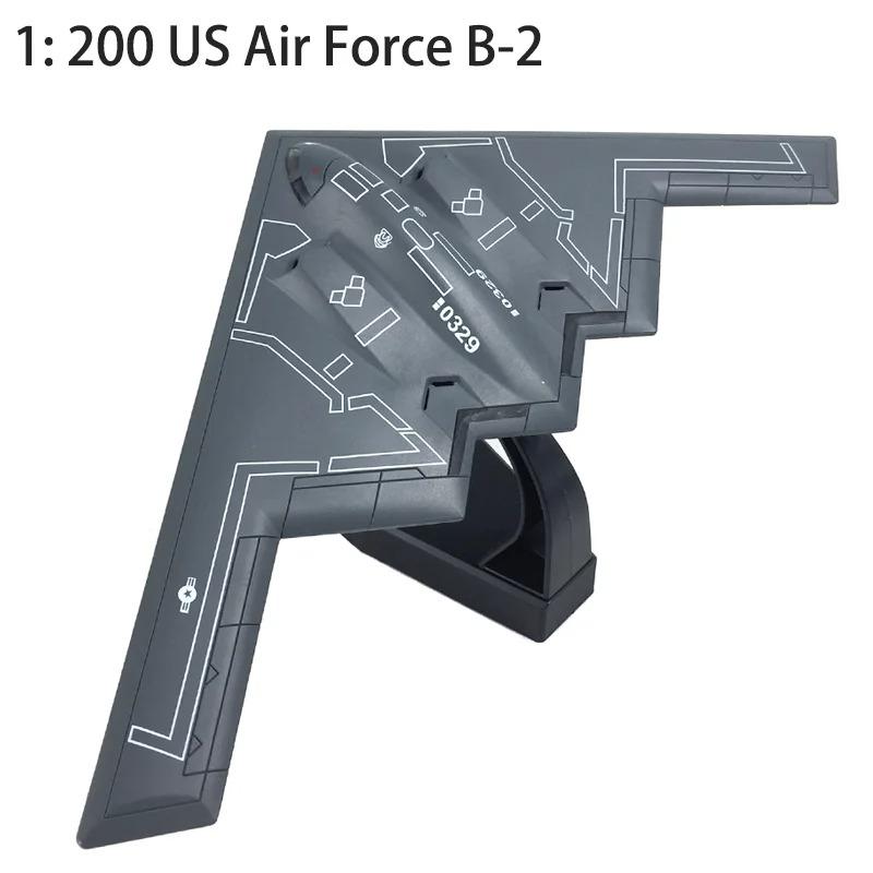 

Модель истребителя NS Bomber, 1:200 Модель самолета-истребителя-стратегического бомбардировщика-невидимки B-2 Phantom ВВС США из сплава чёрный
