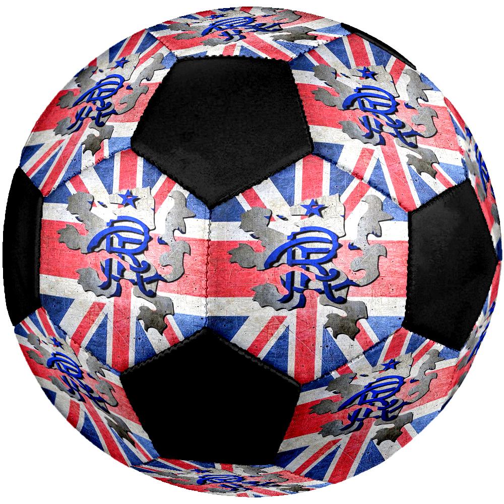 Rangers F.C Theme Size 5 Soccer Ball, Suitable for Both Indoor and Outdoor Matches, a Gift Suitable for Everyone.