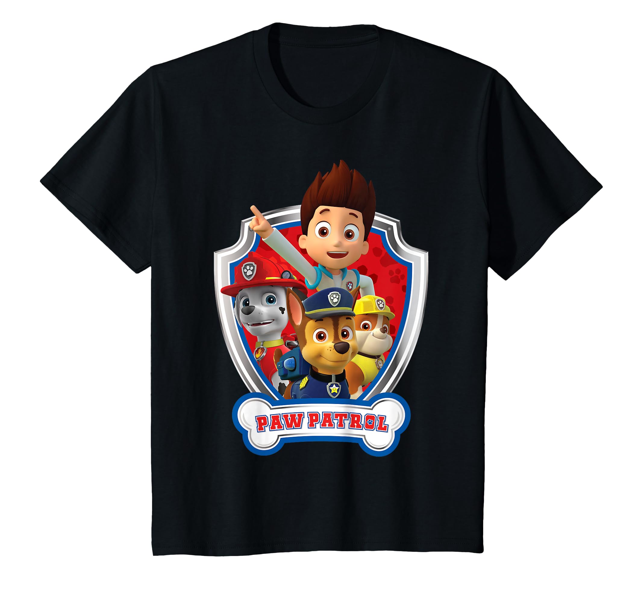 

Kids Paw Patrol Kids Patrol Badge Puppy Team Little Heroes Unity T-Shirt