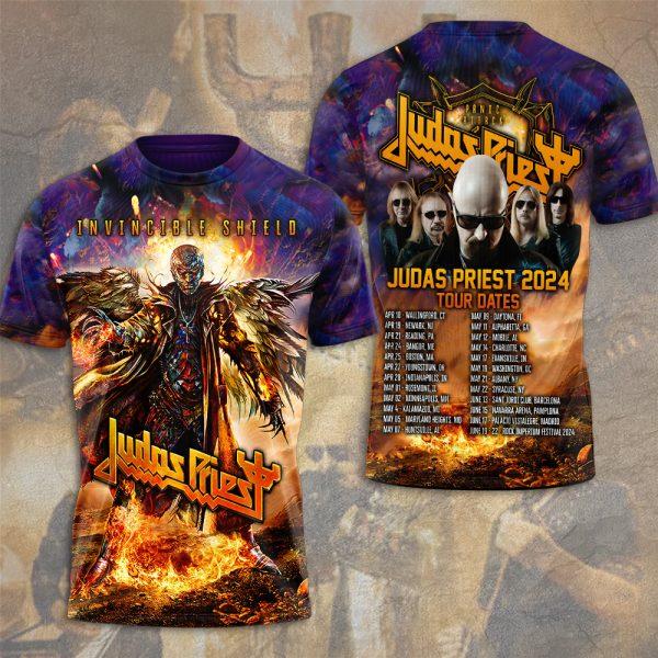 Heavy Metal Rock Band T Shirt Judas Priest 3d Print T-shirt Men Women Fashion T-shirts Kids Short Sleeve Tops Tees Mens Clothes