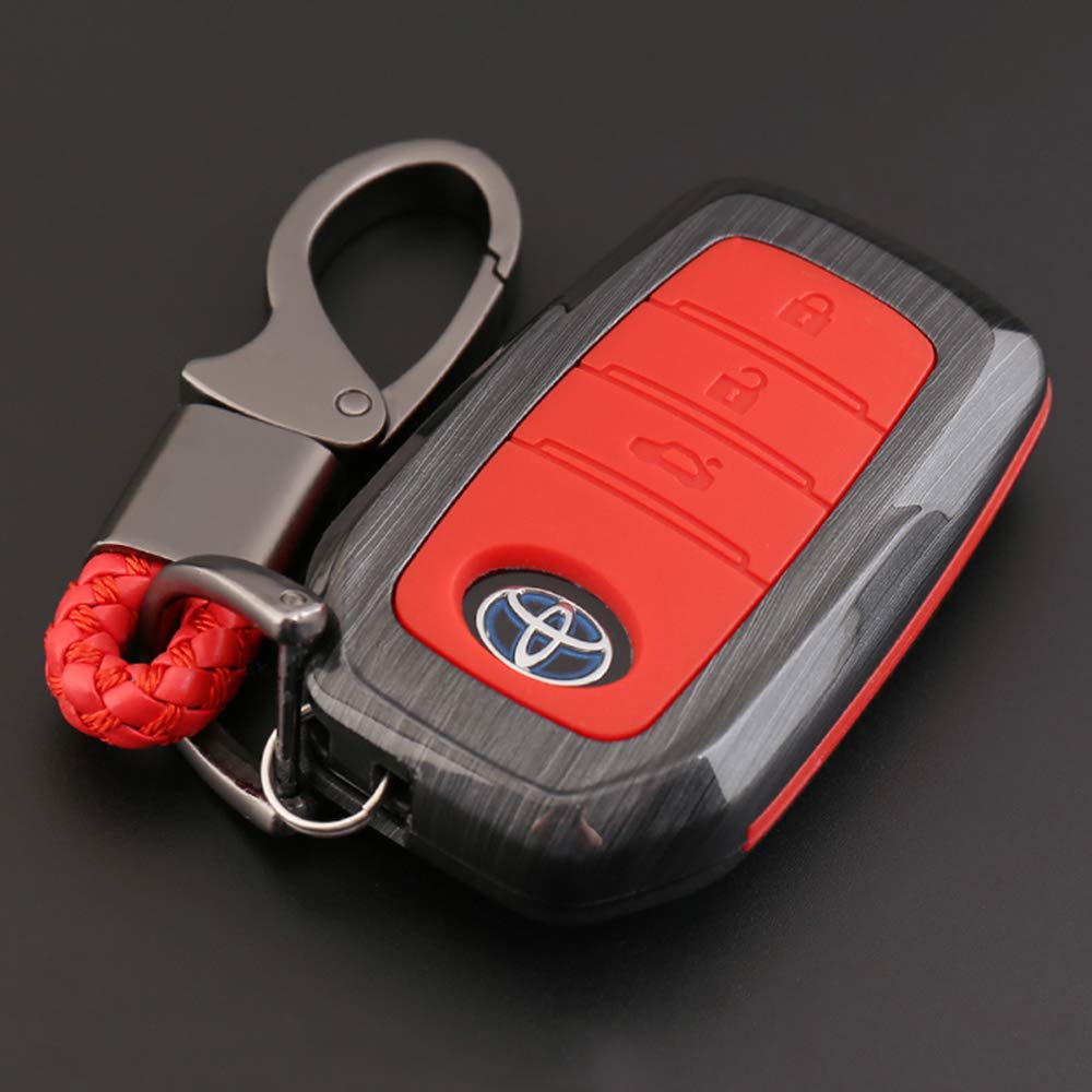 Toyota Smart Key Case, Key Cover, Key Protection, Keychain, Carbon, Plastic, For TOYOTA New