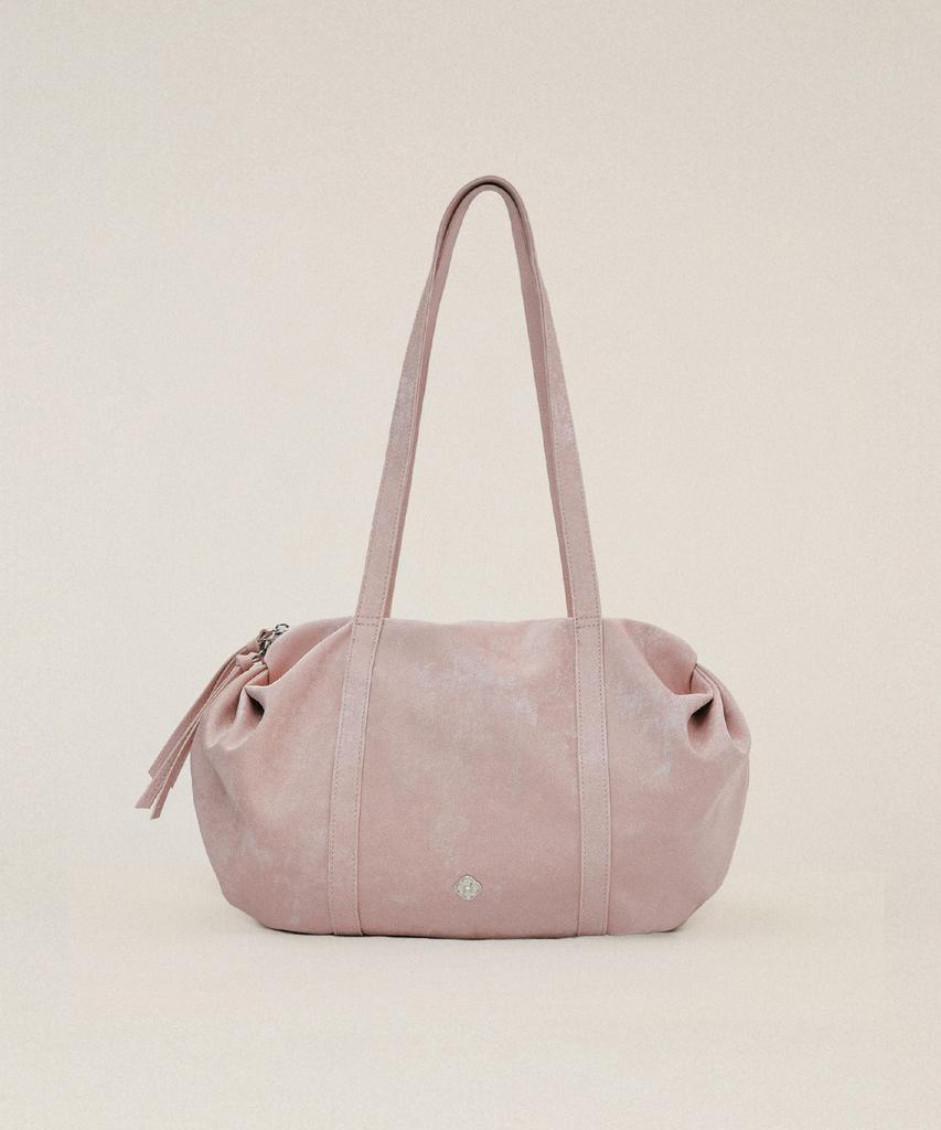 Heeari Aurora Shirred Duffle Bag_Glossy Pink