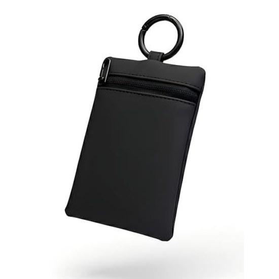 Waterproof Mini Pouch Carabiner 11.5 x 8cm Mens Small Slim Wireless Earphone Case Bag Smart Key Gadget Eimless