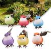 6x Fake Feather Bird Xmas Tree Decor Perched Woodland Birds Decor Adornment Home Decorations For Yard Garden Outdoor Living