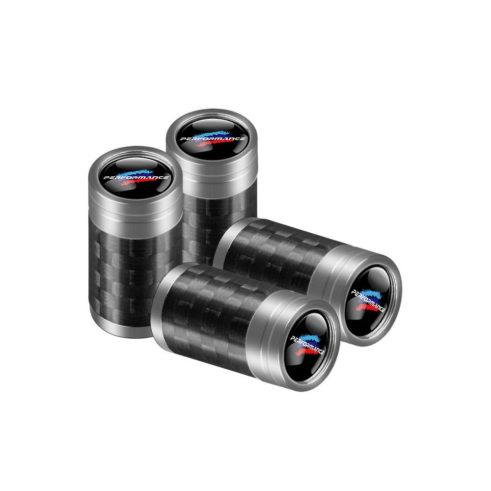4 Stück Rad-Reifenventilkappen Auto-Reifenventilschaftabdeckung Außendekorzubehör Für BMW M M3 M5 F10 F30 F20 E28 E36 Performance X1 X2