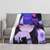 1PC Cute Anime Demon Girl Blanket Throw Super Cosy Plush Living Room Sofa
