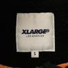 Xlarge Logo Print Full Zip Fleece Bore Jacket S Black Mesh Lining Men's Used