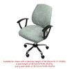 2pcs/1set Office Chair Cover,Removable Washable Leaf Pattern Computer Chair Slipcover,Breathable Fabric Desk Chair Protector