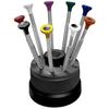 BERGEON Watch Repair Tool Set of 9 Screwdrivers with Rotating Table (BE30081S09) - Officially Imported