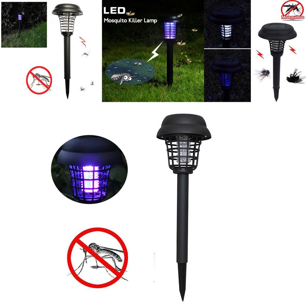 Solar Energy Mosquito Lamp With Super-bright Led Uv Light For Outdoor Lawn