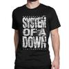 System Of A Down for Men Women T Shirts Heavy Metal Band Fun Tees Round Collar TShirt 100 Cotton Graphic Printed Clothes