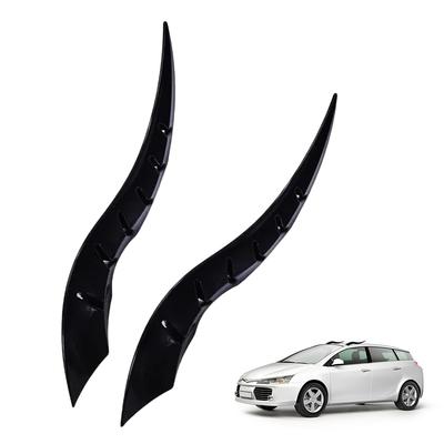 1 Pair Car Roof Dragon Horn Modification Universal Auto Roof Decoration With High-Strength Stickers For SUV Sedan Hatchback Deco
