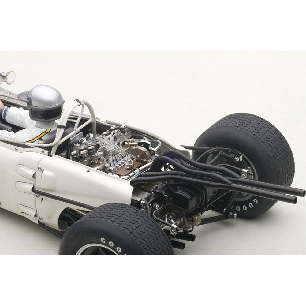 Autoart 1 18 Honda Ra272 F1 1965 11 Sieger des Großen Preises von Mexiko Mit Richie Ginther Fahrerfigur Einzelstück