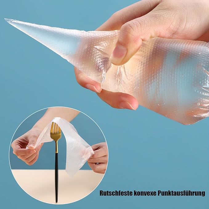 100 Stück Einweg-Spritzbeutel 12 Zoll Mittel--Spritzbeutel