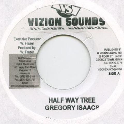 

7-дюймовая пластинка GREGORY ISAACS / ALABAMA - Half Way Tree / Even Though Vizion Sounds 2009 Ямайка Регги, Ска и Даб