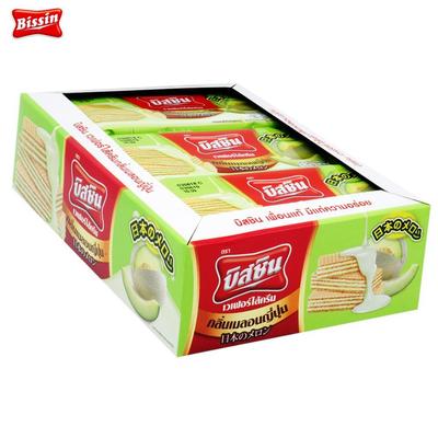 Bissin Melounové oplatky 12 sáčků 348 gx 1 ks / 3 ks - thajská svačina