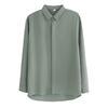 Spring New Men'S Long Sleeved Shirt, High-End, Fashionable, Versatile, Solid Color Shirt, Men'S Light Mature Style, Inch Shirt, Men