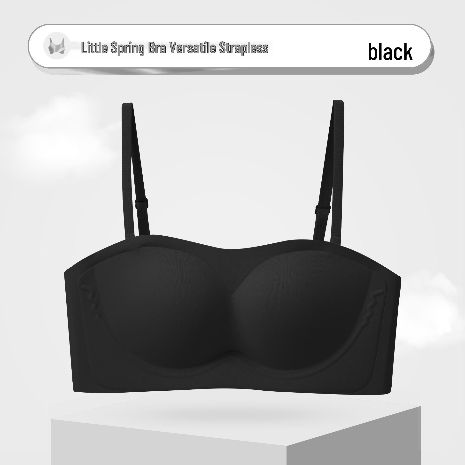 

Бесшовный нюдовый бюстгальтер без бретелей - Приятный к коже, Поддерживающий, Невидимый, Без косточек, Удобный, Красивый дизайн спинки S: 32 ABC