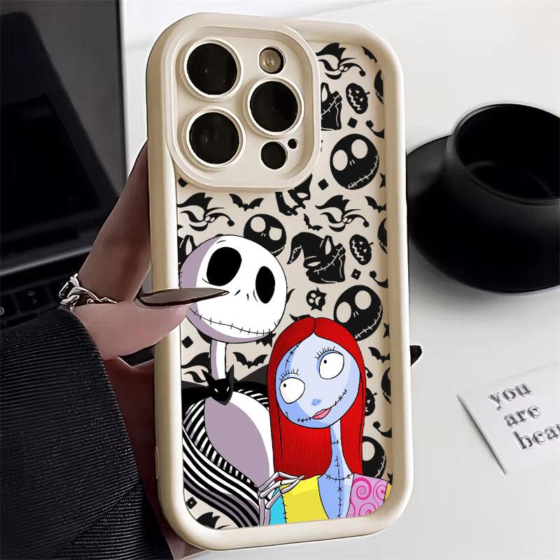 The Nightmare Before Christmas Jack Sally Skellington Case For Apple iPhone 17E 15 16 14 13 12 11 17 Pro Max Air Plus 16E Cover