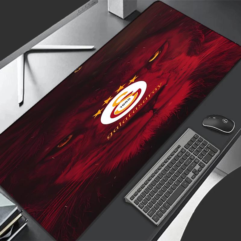Galatasaray S.K Theme Premium Non-slip Mouse Pad with Stitched Edges,Durable Rubber Material,for Desktop & Gaming Great Gifts
