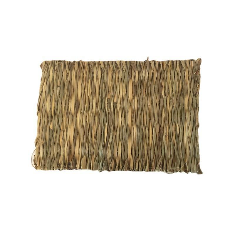 Hand-Woven Ficus Carica Foldable Pet House for Guinea Pigs & Rabbits