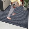 Non-Slip Seven-Stripe Doormat: Oil-Absorbent, Cut-to-Size Floor Mat for Kitchen, Entrance, Hall, or Living Room