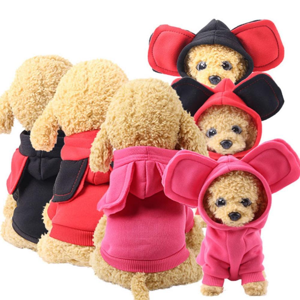 Autumn and winter dog fleece sweater trendy brand two feet sports wind pet dog dog cat clothes outdoor products
