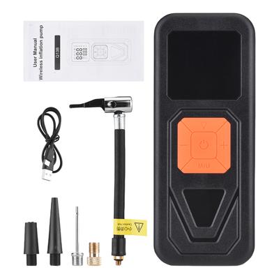 Portable Tire Inflator with Pressure Indicator LED Display 150PSI for Car Bike Ball Emergency SOS
