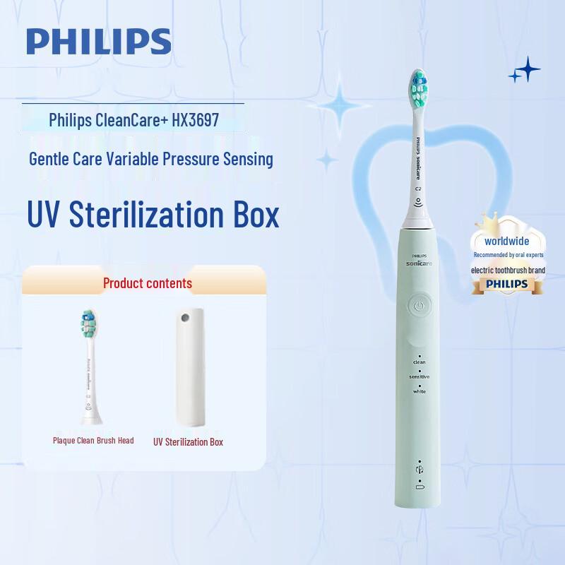 

Philips HX3697 Sonic Electric Toothbrush
