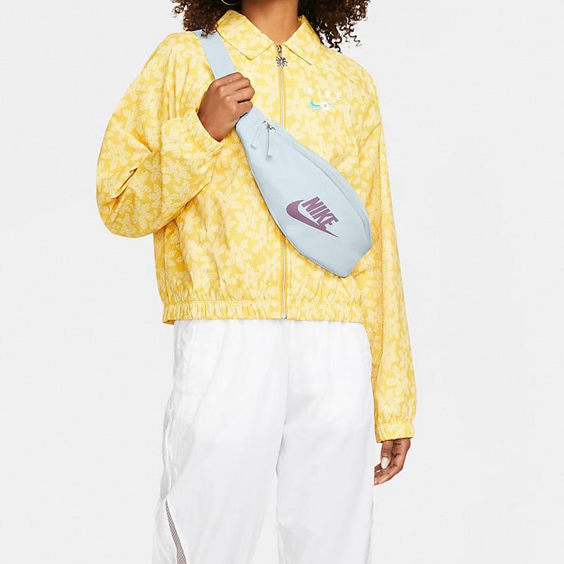 Nike Fabric Sling Bag Shoulder Bag Crossbody Bag Fanny Pack Regular Unisex Blue Casual DB0490-474