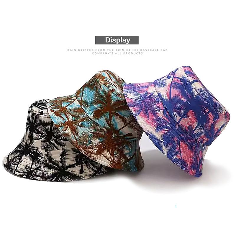 Cappello da Pescatore Stampato Cappelli a Secchiello Stampa Lettere Animali Cappello da Pescatore Cappelli Estivi da Sole Per Donne Uomini Cappello da Pesca Reversibile