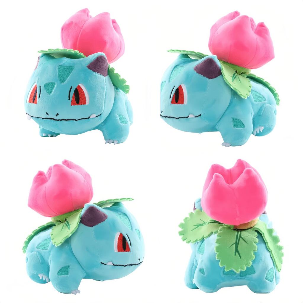 Cute Grass Type Evolution Plush Doll Set Soft Stuffed Animal Toys Perfect Birthday Gift For Kids And Fans