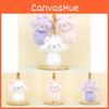Adorable Plush Cat Keychain Cute Cartoon Kitty Bag Pendant For Girls And Weddings