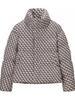 ZA Women's Retro Loose Fit Leopard Print Hooded Puffer Jacket