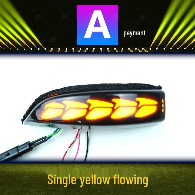 

Последовательный указатель поворота в стиле чешуи дракона и синий дневной ходовой огонь для зеркала заднего вида Toyota XV50