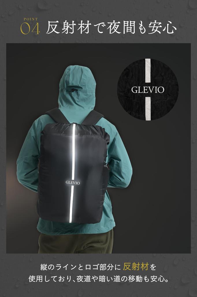 Rain water with reflective for going to business cross belt expandable backpack for men and with storage black backpack [Grevio] cover, repellent,