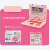 Mini Simulation Notebook Light Music Cartoon Computer Children's Enlightenment Laptop Education Multi-function Electronic Toys