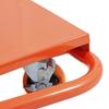 Panel Trolley for Plasterboard with 1000 kg Load Capacity, Drywall Transport Cart with Wheels, Robust Panel Transporter & Trolley for Panels, orange