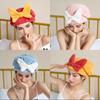 1PC Quick Drying Hair Towel Wrap with Bow Microfiber Absorbent Turban for Wet Hair Curly Long Thick Hair Shower Cap