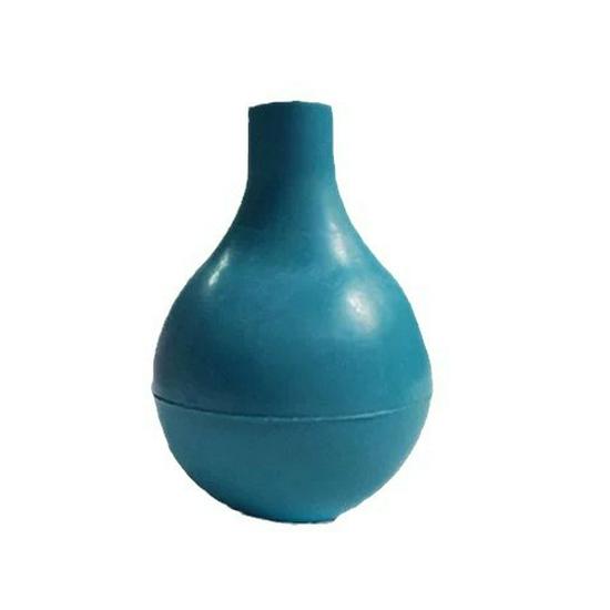 Five-Piece Blue Rubber Cupping Set - Glass Jars for Body Moisture Absorption
