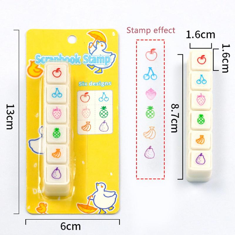 1 Set Scrapbooking Stationery Accessories Kawaii Stamps Decorative Stamps For Arts Diy Crafts Album Journal Planner