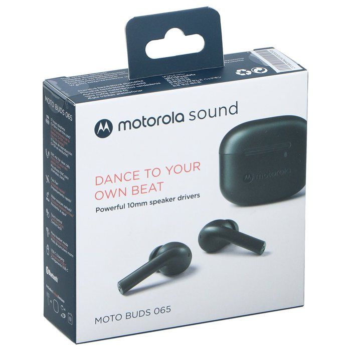 Écouteurs sans fil - MOTOROLA - Moto Buds 065 - Bluetooth 5.3 - IPX4 - Autonomie 17 heures