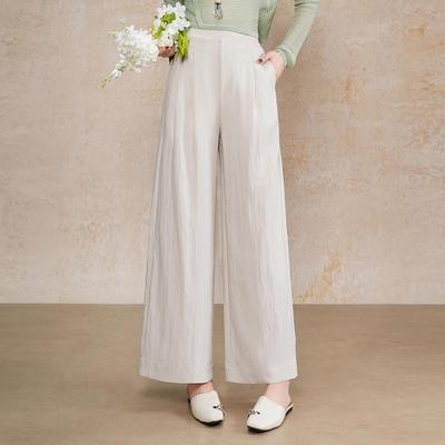 2026 Spring Elastic High-Waisted Wide-Leg Loose Women's Pants